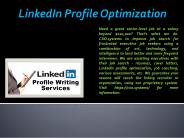 Linkedin Profile Optimization (2)