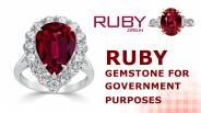 Ruby Gemstone For Government Purposes