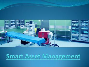 N-Smart IoT Asset Management Solution for Healthcare