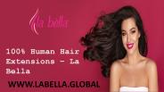 100% Human Hair Extensions – La Bella