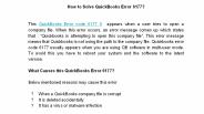Quickbooks error code 6177 0