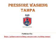 Pressure Washing Tampa
