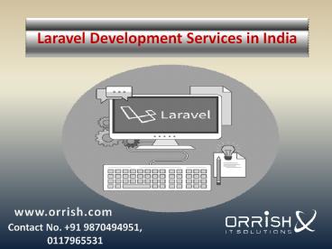 Laravel Development Services In India - The Best For Web Development