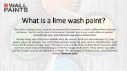 What is a lime wash paint?
