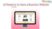 10 Reasons to Have a Business Website