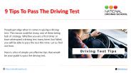 9 Tips To Pass The Driving Test