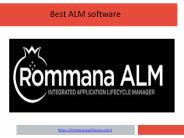 Best ALM software