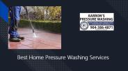 Best Home Pressure Washing Service in Jacksonville, FL