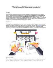 What Is Power BI-A Complete Introduction