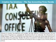 Creative Tax Solutions – The Top Accounting Firms Florida