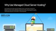 Why Use Managed Cloud Server Hosting?