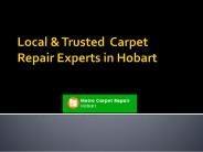 Hire Professional Carpet Repair Services in Hobart