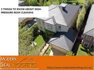 3 Things to know about high-pressure roof cleaning