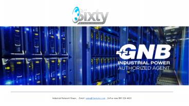 EMERGENCY LIGHTING - Industrial Network Power