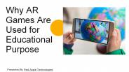 RedAppleTechnologiesWhy AR Games Are Used for Educational Purpose
