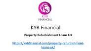 Best property refurbishment loans uk
