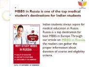 Know the pros & cons of mbbs in russia.