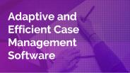 Adaptive and Efficient Case Management Software