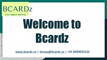 Digital Visiting Card & Digital Business card