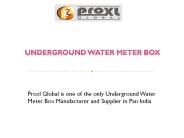 Have a Look at Our Underground Water Meter Box