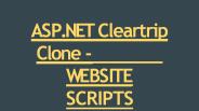 ASP.NET Clear Trip Clone - WEBSITE SCRIPTS