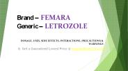 What Is a Letrozole Tablet Used For?