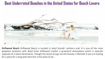 Best Underrated Beaches in the United States for Beach Lovers