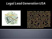 Legal Lead Generation USA