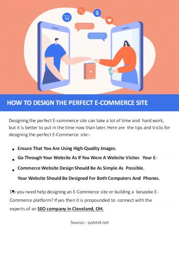 How To Design The Perfect E-Commerce Website presentation | free to ...