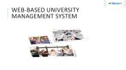 Web-Based University Management System