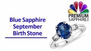 Blue Sapphire September Birth Stone