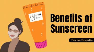 Benefits of Best Sunscreen Gel in India