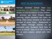 Best in academics HGS Faridabad