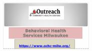 Behavioral Health Services Milwaukee