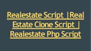 Realestate Script | WEBSITE SCRIPTS
