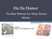 The Best Website For Daily Humor Memes