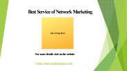 Best Service of Network Marketing (1)