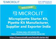 Micropipette Starter Kit Manufacturer