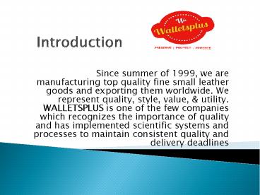 WALLETSPLUS - handcrafting leather products for generations.