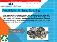 Metal Baler for Scrap Bundling (1)