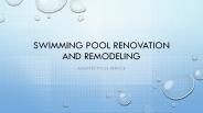 Swimming Pool Renovation And Remodeling