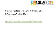 Sulfur Fertilizer Market
