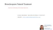 Bronsospasm natural treatment