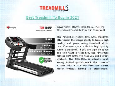 Best Treadmills for Home in India