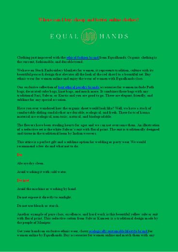 Where can I buy cheap and better online clothes?