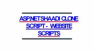 ASP.NET SHAADI CLONE SCRIPT - WEBSITE SCRIPTS