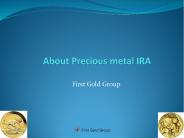 Precious metal IRA