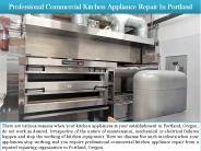 Professional Commercial Kitchen Appliance Repair In Portland