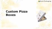 Customized Pizza Packaging Boxes with Free Shipping