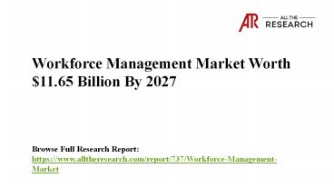 Workforce Management Market